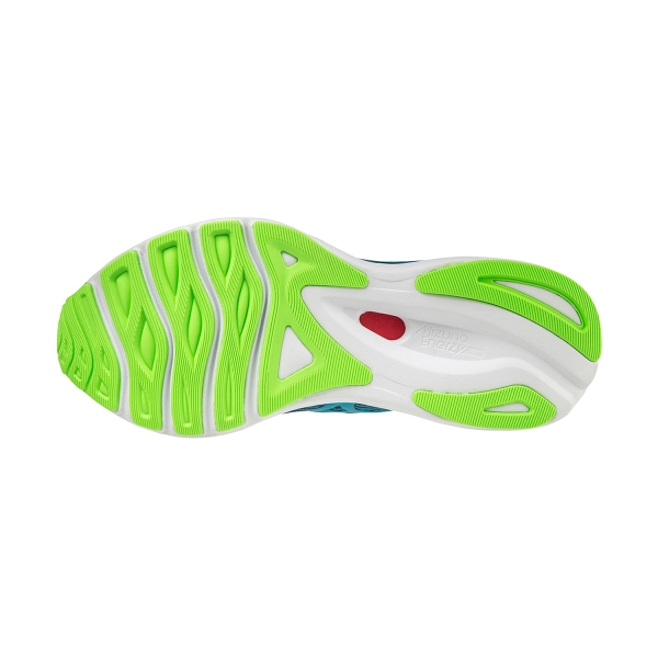 Mizuno Wave Sky 5 - Morroccan Blue/Peacock Blue/Green Gecko