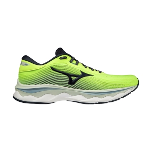 Men's Neutral Running Shoes Mizuno Wave Sky 5  Neo Lime/Total Eclipse/Oyster Mushroom J1GC210246