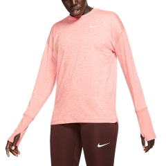  Nike Nike Element Crew Shirt  Pink Quarz/Echo Pink/Reflective Silver  Pink Quarz/Echo Pink/Reflective Silver 928741606