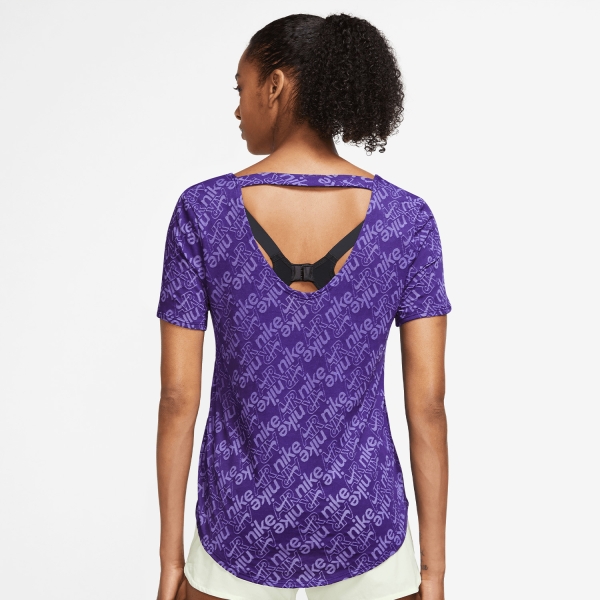Nike Air Dri-FIT Print T-Shirt - Court Purple/Irf