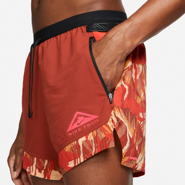 Nike Dri-FIT 5in Flex Stride Shorts - Rugged Orange/Mantra Orange/Habanero Red
