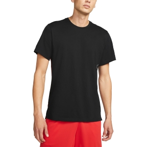 Men's Training T-Shirt Nike DriFIT Dry TShirt  Black/Cinnabar DM6668010