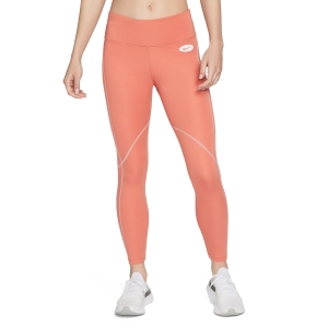 Women's Running Tights Nike DriFIT Icon Clash Tights  Madder Root/Atmosphere White DM7761827