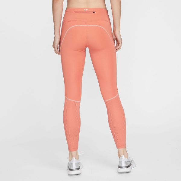 Nike Dri-FIT Icon Clash Tights - Madder Root/Atmosphere White