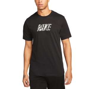 Men's Training T-Shirt Nike DriFIT Logo TShirt  Black DM6236010