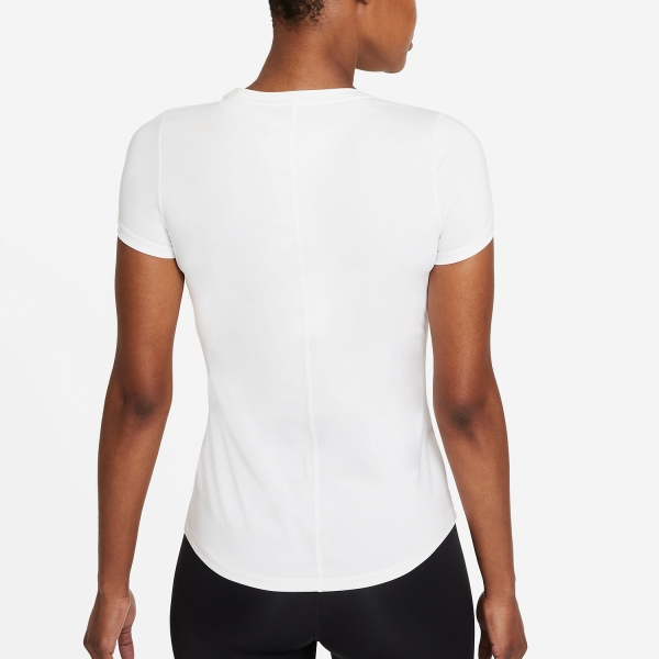 Nike Dri-FIT One Logo Maglietta - White/Black