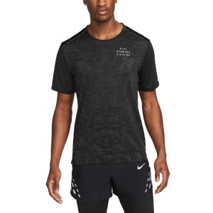 Camisetas Running Hombre Nike DriFIT Run Division Rise 365 Camiseta  Black/Reflective Silver DM4769010