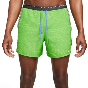 Pantalone cortos Running Hombre Nike DriFIT Run Division Stride 5in Shorts  Chlorophyll/Reflective Silver DM4767377