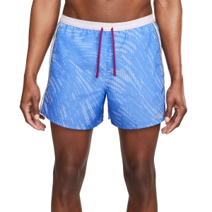 Pantalone cortos Running Hombre Nike DriFIT Run Division Stride 5in Shorts  Medium Blue/Reflective Silver DM4767432