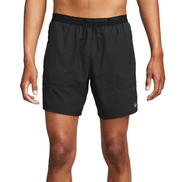 Men's Running Shorts Nike DriFIT Stride 2 in 1 7in Shorts  Black/Reflective Silver DM4759010