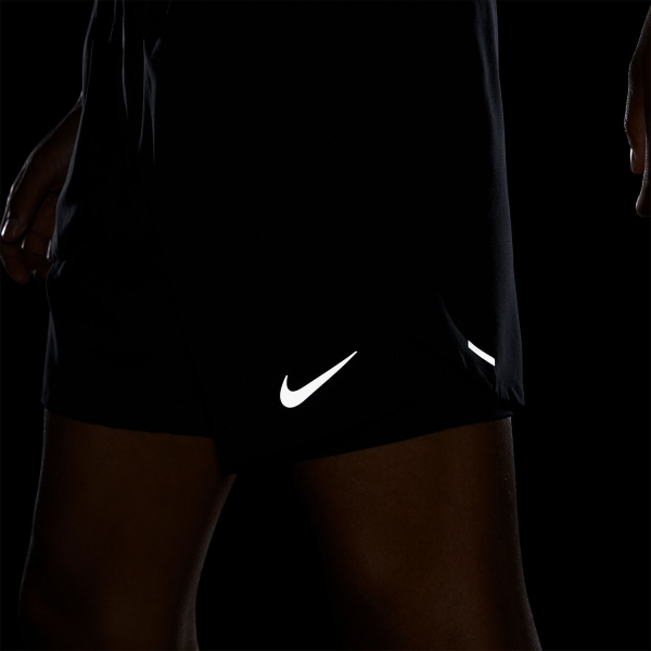 Nike Dri-FIT Stride 2 in 1 7in Pantaloncini - Black/Reflective Silver
