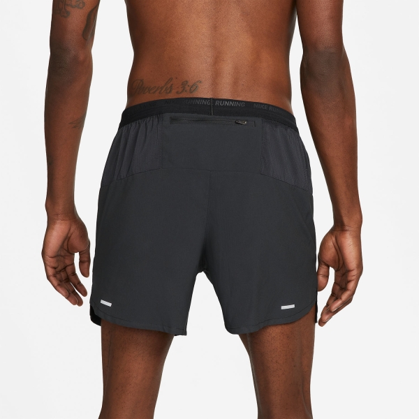 Nike Dri-FIT Stride 5in Pantaloncini - Black/Reflective Silver