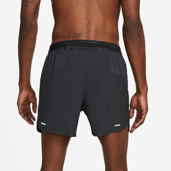 Nike Dri-FIT Stride 5in Shorts - Black/Reflective Silver