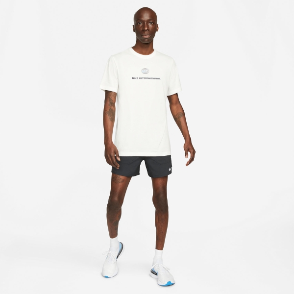 Nike Dri-FIT Stride 5in Shorts - Black/Reflective Silver