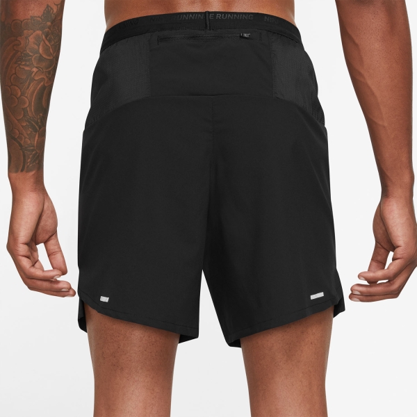 Nike Dri-FIT Stride 7in Pantaloncini - Black/Reflective Silver