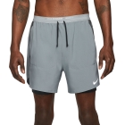 Nike Dri-FIT Stride Hybrid 2 in 1 7in Shorts - Smoke Grey/Dark Smoke Grey/Reflective Silver
