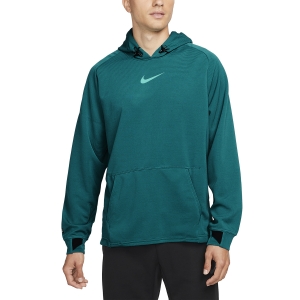Men's Training Shirt and Hoodie Nike Pro Style Hoodie  Bright Spruce/Black/Dynamic Turquoise DM5889367