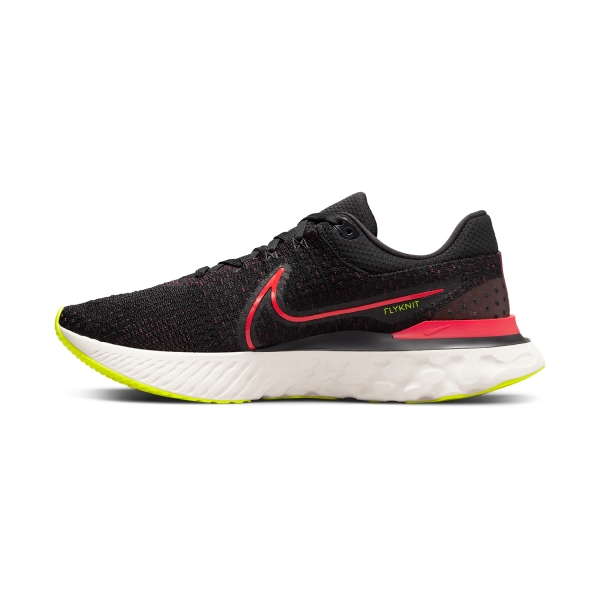 Nike React Infinity Run Flyknit 3 - Black/Siren/Red/Team Volt