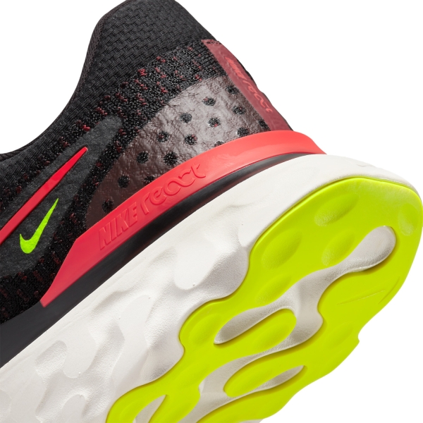 Nike React Infinity Run Flyknit 3 - Black/Siren/Red/Team Volt