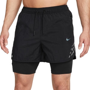 Pantaloncino Running Uomo Nike Run Division 3 in 1 4in Pantaloncini  Black/Refblk DM4763010