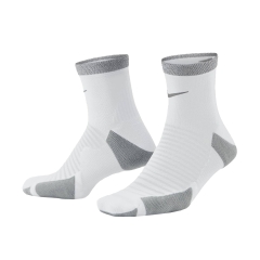 Nike Spark Cushioned Running Socks - White/Reflect Silver