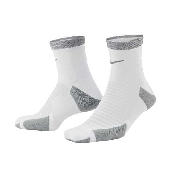 Running Socks Nike Nike Spark Cushioned Socks  White/Reflect Silver  White/Reflect Silver 