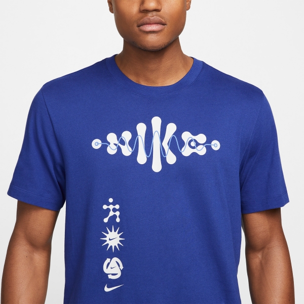 Nike Wild Run T-Shirt - Deep Royal Blue
