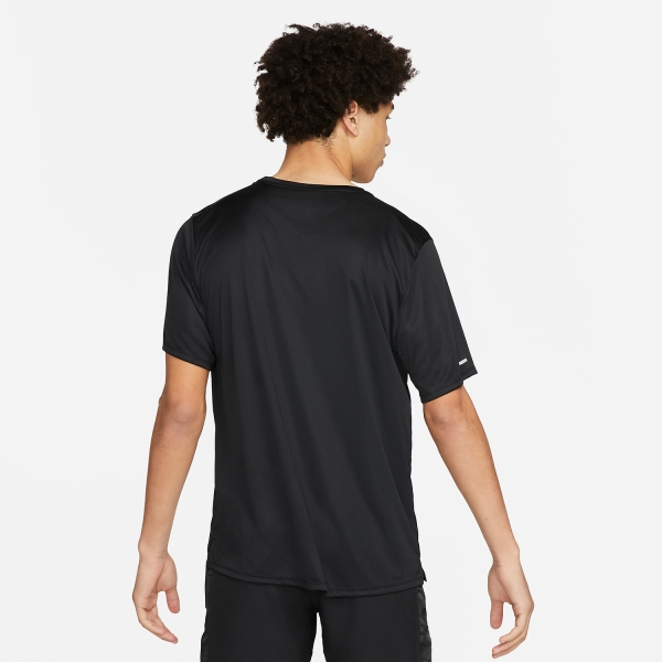 Nike Wild Miler Swoosh T-Shirt - Black