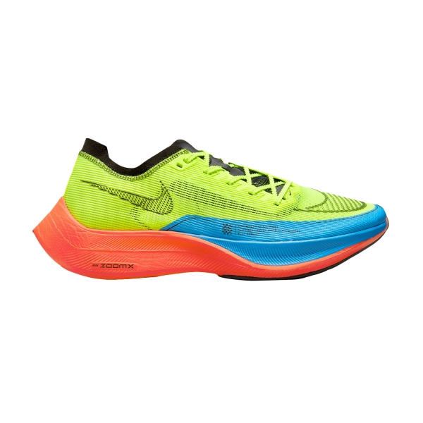 Scarpe Running Performance Uomo Nike ZoomX Vaporfly Next% 2  Volt/Black/Bright Crimson/Light Photo Blue DV3030700