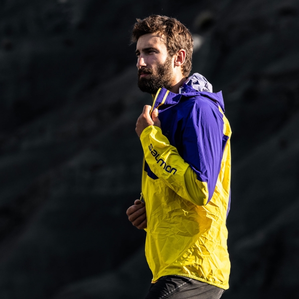 Salomon Bonatti Trail WP Jacket - Empire Yellow/Deep Blue