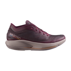 Women's Performance Running Shoes Salomon Phantasm  Grape Wine/Quail/Purple Heather L41610600