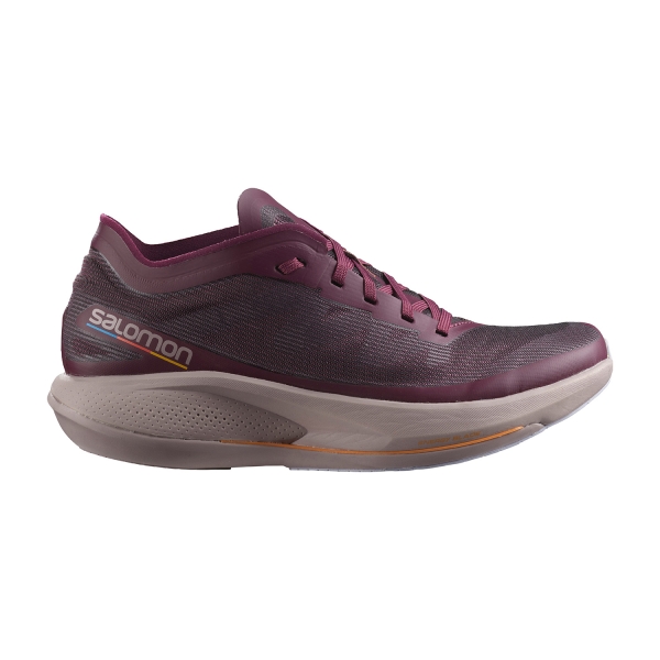 Women's Performance Running Shoes Salomon Salomon Phantasm  Grape Wine/Quail/Purple Heather  Grape Wine/Quail/Purple Heather 