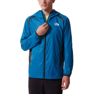 Men's Outdoor Jacket and Shirt The North Face Athletic Windwall Jacket  Banff Blue/Asphalt Grey NF0A7SSA58Z