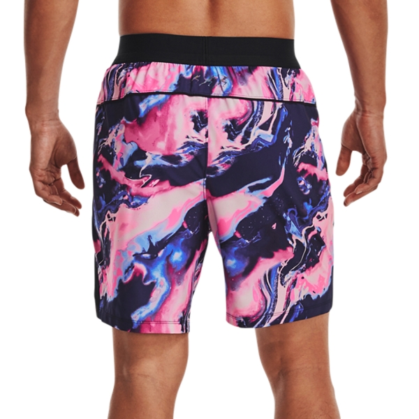 Under Armour Anywhere 7in Shorts - Pink Punk/Black/Reflective