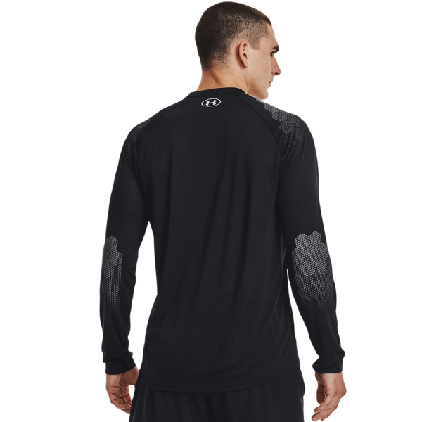 Under Armour ArmourPrint Maglia - Black/Halo Gray