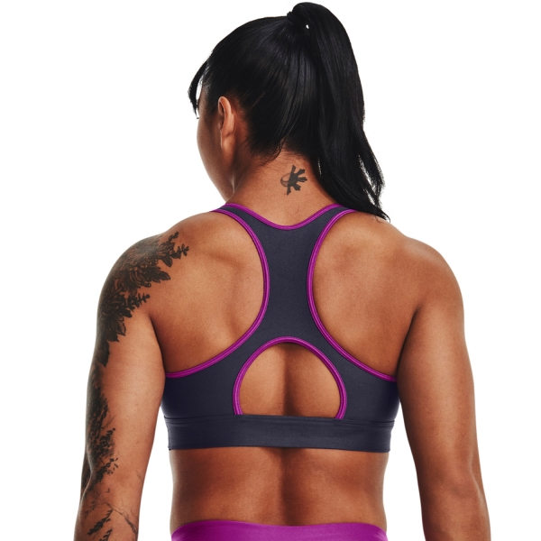 Under Armour Authentics Sports Bra - Tempered Steel/Strobe/Odyssey Yellow