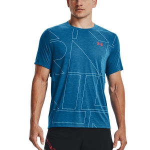 Camisetas Running Hombre Under Armour Trail Breeze 2.0 Camiseta  Cruise Blue/Fresco Blue/Beta 13697530899
