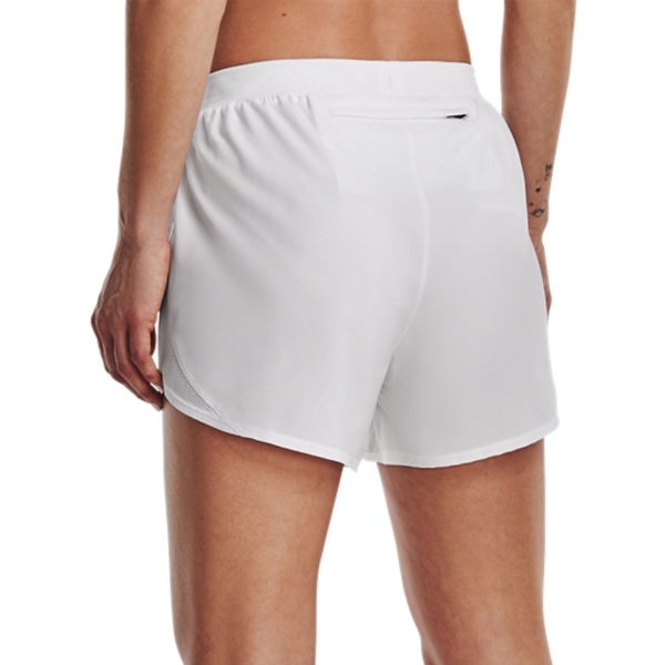 Under Armour Fly By Elite 3in Shorts - White/Reflective