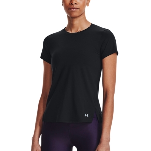 Women's Running T-Shirts Under Armour IsoChill 200 Laser TShirt  Black/Reflective 13697640001