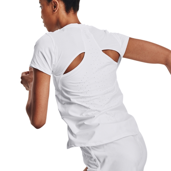 Under Armour IsoChill 200 Laser T-Shirt - White/Reflective