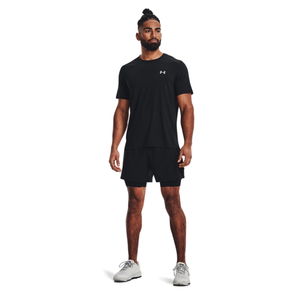 Under Armour IsoChill Laser T-Shirt - Black/Reflective