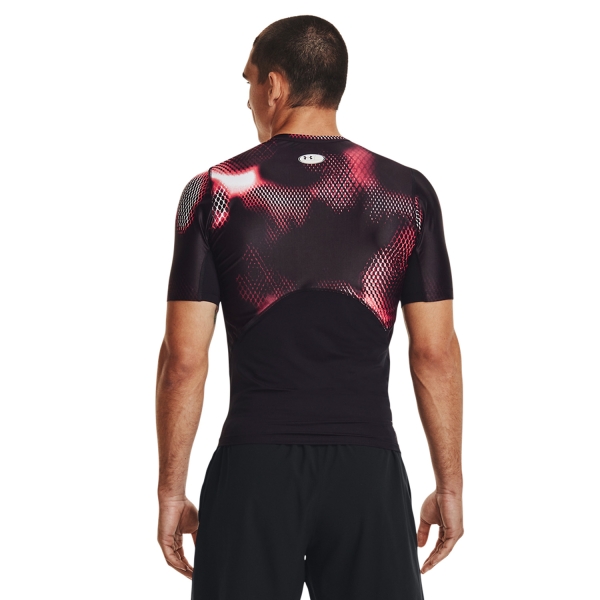 Under Armour Iso-Chill Printed Maglietta - Black/Phosphor Green