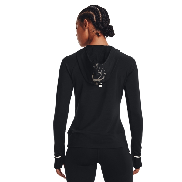 Under Armour Outrun The Cold Shirt - Black/Reflective