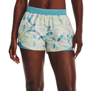 Women's Fitness & Training Short Under Armour Play Up 3in Shorts  Pale Olive/Cloudless Sky/Opal Blue 13713760383