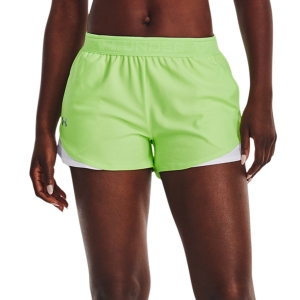 Pantalones Cortos Fitness y Training Mujer Under Armour Play Up 3in Shorts  Quirky Lime/Opal Blue 13713760752