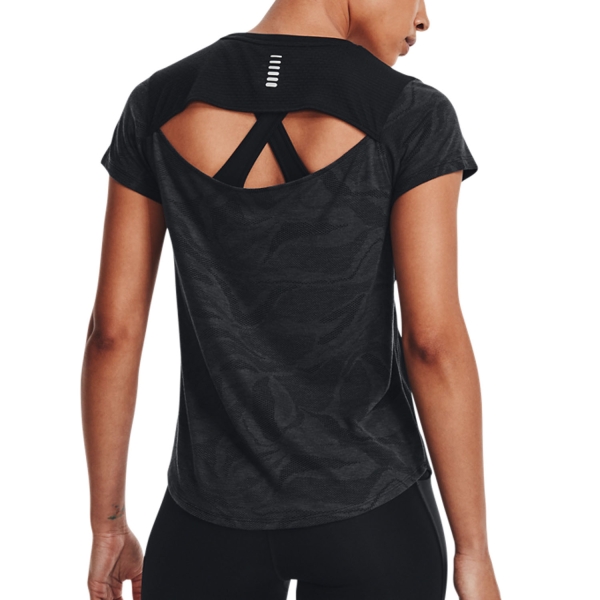 Under Armour Streaker Logo T-Shirt - Black/Reflective