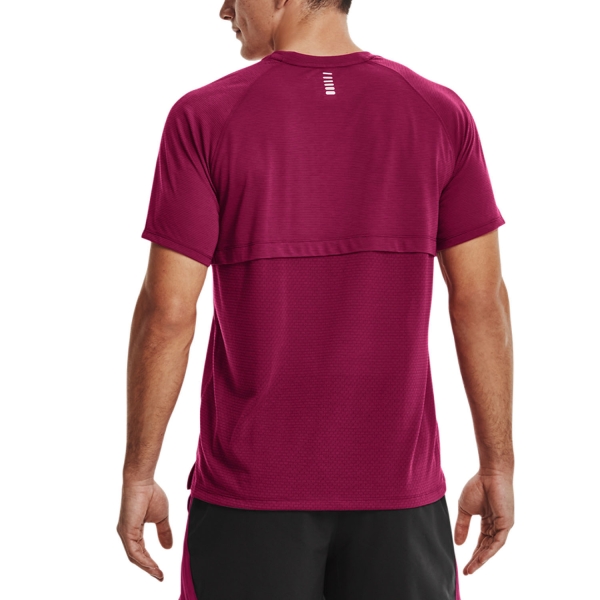 Under Armour Streaker T-Shirt - Black Rose/Reflective