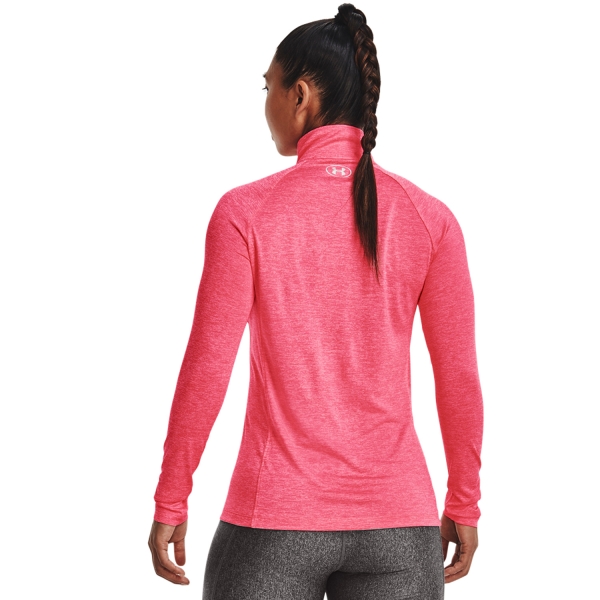 Under Armour Tech Twist Shirt - Cerise/Pink Lemonade/Metallic Silver