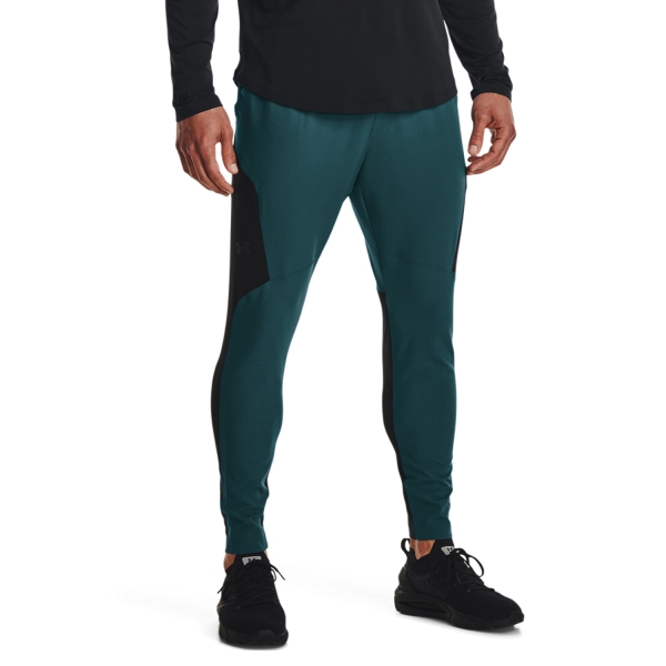 Men's Training Tights and Pants Under Armour Unstoppable Hybrid Pants  Tourmaline Teal/Black 13737880716