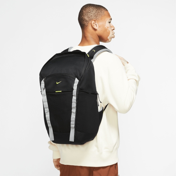 Nike Hike Backpack - Black/Particle Grey/Atomic Green